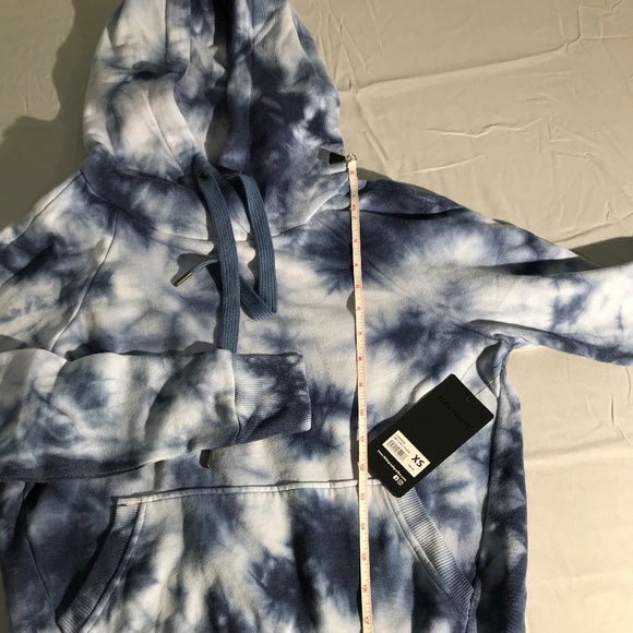 90 Degree Tie Dye Sweatshirt hooded with pockets - Picture 2 of 6